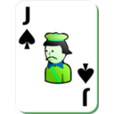 download White Deck Jack Of Spades clipart image with 90 hue color