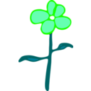 download Flower clipart image with 90 hue color
