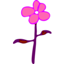 download Flower clipart image with 270 hue color