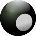 download 8 Ball clipart image with 90 hue color