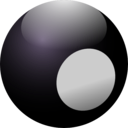 download 8 Ball clipart image with 270 hue color