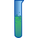download Bubbling Test Tube clipart image with 45 hue color