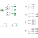 download Nmr Scalar Coupling Schemes clipart image with 315 hue color