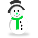 download Snowman clipart image with 135 hue color