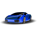 download Lamborghini Gallardo clipart image with 180 hue color