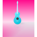 download Guitar clipart image with 135 hue color