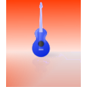 download Guitar clipart image with 180 hue color