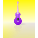 download Guitar clipart image with 225 hue color