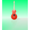 download Guitar clipart image with 315 hue color