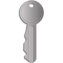 download Key clipart image with 135 hue color