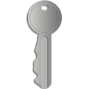 download Key clipart image with 225 hue color