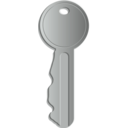download Key clipart image with 315 hue color