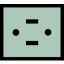 download Wall Socket clipart image with 90 hue color