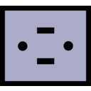 download Wall Socket clipart image with 180 hue color