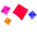 download Kites clipart image with 315 hue color