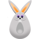 download Easter Egg Bunny clipart image with 90 hue color
