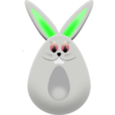 download Easter Egg Bunny clipart image with 180 hue color
