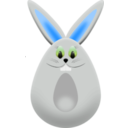 download Easter Egg Bunny clipart image with 270 hue color