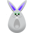 download Easter Egg Bunny clipart image with 315 hue color