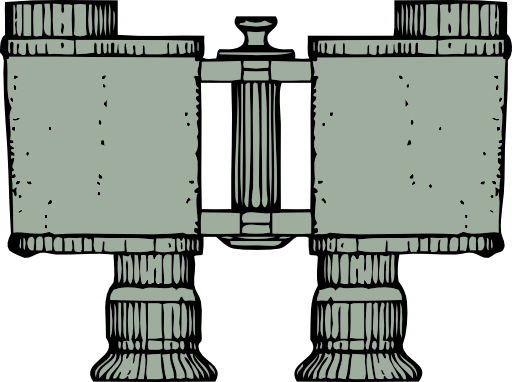 Binoculars Top View