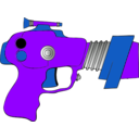 download Ray Gun clipart image with 225 hue color
