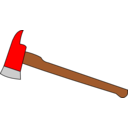 download Fire Axe clipart image with 0 hue color