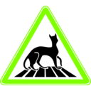 download Carefully Cats clipart image with 90 hue color