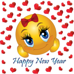 Happy New Year Smiley Emoticon