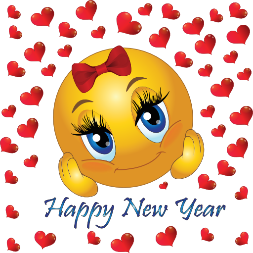 Happy New Year Smiley Emoticon