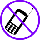download No Cellphone clipart image with 270 hue color