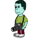 download Comic Characters Camera clipart image with 135 hue color