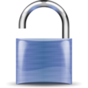 download Open Padlock clipart image with 180 hue color