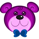 download Teddy Bear clipart image with 270 hue color