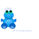 download Frog Froggo clipart image with 90 hue color