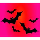 download Bats clipart image with 315 hue color