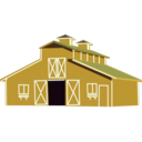 download Red Barn clipart image with 45 hue color