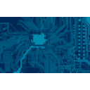 download Circuit Board clipart image with 90 hue color