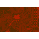 download Circuit Board clipart image with 270 hue color