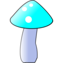 download Mushroom clipart image with 180 hue color