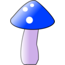 download Mushroom clipart image with 225 hue color