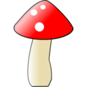 download Mushroom clipart image with 0 hue color