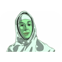 download Young Nun clipart image with 90 hue color