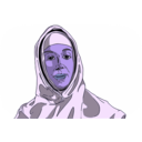 download Young Nun clipart image with 225 hue color