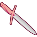 download Simple Pagan Knife Icon clipart image with 315 hue color