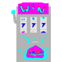 download Slot Machine clipart image with 180 hue color