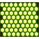 download Honeycomb Cells clipart image with 45 hue color