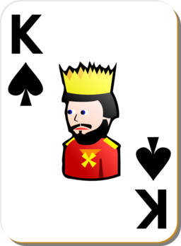 White Deck King Of Spades