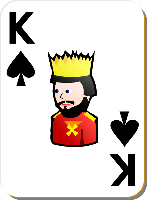 White Deck King Of Spades