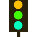 download Traffic Light clipart image with 45 hue color