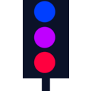 download Traffic Light clipart image with 225 hue color